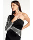 ფოტო #2 პროდუქტის Women's Foxie One-Shoulder Gown