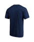 Фото #4 товара Men's Navy Dallas Cowboys Team Lockup T-shirt