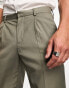 Фото #4 товара Ben Sherman pleated smart trousers in khaki