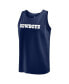 Фото #2 товара Men's Navy Dallas Cowboys Elements Tank Top