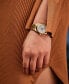 ფოტო #4 პროდუქტის Eco-Drive Women's Sport Luxury Diamond Accent Gold-Tone Stainless Steel Bracelet Watch 33mm