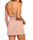 ფოტო #2 პროდუქტის Women's Peony Lace and Satin Babydoll 2pc Lingerie Set