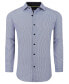 ფოტო #1 პროდუქტის Men's Geometric Four-Way Stretch Button Down Shirt