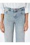 Фото #14 товара Uzun Düz Paça Kot Pantolon Cepli - Nora Longer Straight Jeans