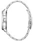 Men's Eco Drive Classic Stainless Steel Bracelet Watch 42mm, Created for Macy's