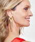 ფოტო #3 პროდუქტის Pavé Looped Chain Statement Earrings, Created for Macy's