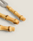 Bamboo cheese cutlery set