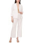 Фото #3 товара Women's Linen-Blend 3/4 Sleeve Single-Button Blazer
