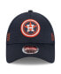 Men's Navy Houston Astros 2024 Clubhouse 9FORTY Adjustable Hat
