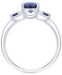 ფოტო #3 პროდუქტის Amethyst (1-1/2 ct. t.w.) & Lab-Grown White Sapphire (1/20 ct. t.w.) Statement Ring in 14k Gold-Plated Sterling Silver (Also in Additional Gemstones)