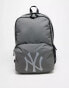 New Era NY Yankees logo back pack in grey