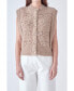 Фото #1 товара Women's Chunky Textured Knit Vest