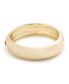 Фото #1 товара Gold-Tone Hinge Bangle Bracelet, Created for Macy's