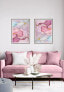 Aquarell Pink Pastell Poster