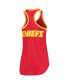 Фото #4 товара Women's Red Kansas City Chiefs Tater Tank Top