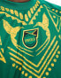 Adidas Performance Jamaica pre-match jersey in green Knalliges Grün, L - фото #2