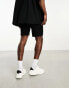 ONLY & SONS smart jersey short in black