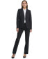 Фото #4 товара Women's Notched-Collar Double-Button Blazer