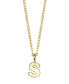 Фото #19 товара 2028 gold-Tone Initial Necklace 20"