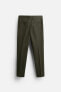 COTTON - LINEN SUIT TROUSERS