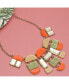 ფოტო #3 პროდუქტის Women's Block Statement Necklace