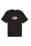 Graphics Execution Erkek Siyah Günlük Stil T-Shirt 68018301