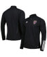 Фото #1 товара Men's Black Real Salt Lake 2023 On-Field AEROREADY Full-Zip Training Top