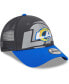 Фото #3 товара Big Boys and Girls Graphite Los Angeles Rams Reflect 9FORTY Adjustable Hat