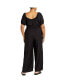 ფოტო #2 პროდუქტის Plus Size Erica Jumpsuit