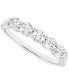 ფოტო #1 პროდუქტის Diamond Five Stone Anniversary Band (1 ct. t.w.) in 14k White Gold