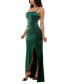 ფოტო #3 პროდუქტის Juniors' Pleated Gown