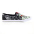 Фото #1 товара Ed Hardy Wes EH9050S Mens Black Canvas Slip On Lifestyle Sneakers Shoes 10