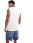 French Connection sleeveless t-shirt vest in white