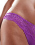 Фото #3 товара Ann Summers sexy lace thong in bright purple