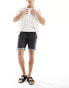 Jack & Jones jog denim shorts in washed black