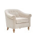 Фото #1 товара Martha Stewart Fayette 35" Tufted Fabric Upholstered Accent Arm Chair