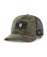 Фото #1 товара Men's Camo, Black Indiana Hoosiers OHT Military-Inspired Appreciation Cargo Convoy Adjustable Hat