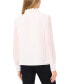 Фото #5 товара Women's Floral-Appliqué Collared Long-Sleeve Blouse