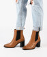 ფოტო #10 პროდუქტის Women's Rowann Block Heel Chelsea Booties