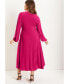 Plus Size June + Vie Florynce Empire Waist Dress