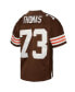 Фото #4 товара Men's Joe Thomas Brown Cleveland Browns 2007 Legacy Retired Player Jersey