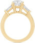 ფოტო #4 პროდუქტის Certified Lab Grown Diamond Engagement Ring (2-1/2 ct. t.w.) in 14k Gold