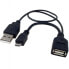 Фото #1 товара IC Intracom Techly ICOC MUSB-MC2 - 0.3 m - USB A - USB A/Micro-USB B - USB 2.0 - Black
