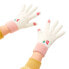 Фото #1 товара Ciepłe rękawiczki zimowe dotykowe do telefonu damskie biało-różowe