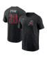 Фото #1 товара Men's Tommy Pham Black Arizona Diamondbacks 2024 Fuse Name and Number T-shirt