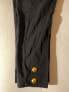 Фото #3 товара Michael Michael Kors Petite Snap-Detail Cropped Pants Black Size 8P