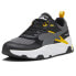 Фото #2 товара Puma Pl Trinity Lace Up Mens Black, Grey Sneakers Casual Shoes 30832901