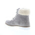 Фото #6 товара Diba True Draw Tap 31120 Womens Gray Suede Lace Up Casual Dress Boots