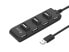 Equip 7-Port USB 2.0 Hub - USB 2.0 - USB 2.0 - 480 Mbit/s - Black - China - CE - RoHS