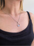Timeless silver necklace with Swarovski crystals 32075.3 violet (chain, pendant)